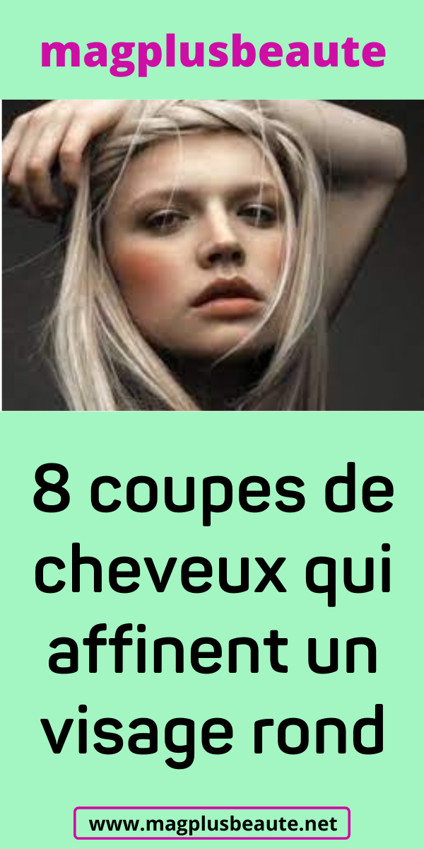 coupe de cheveux et visage rond
