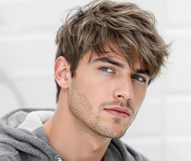 Coupes Hommes Cheveux Raides