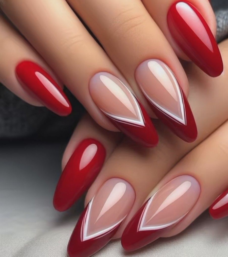 ongle rouge nail art