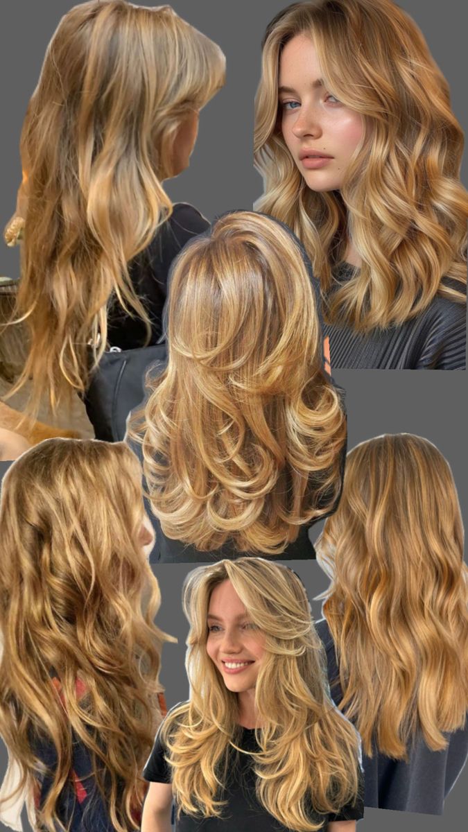 Cheveux Blonds Dorés Éclatants