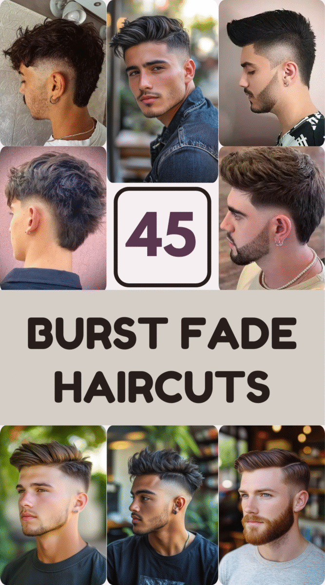 Burst Fade Coiffure Homme