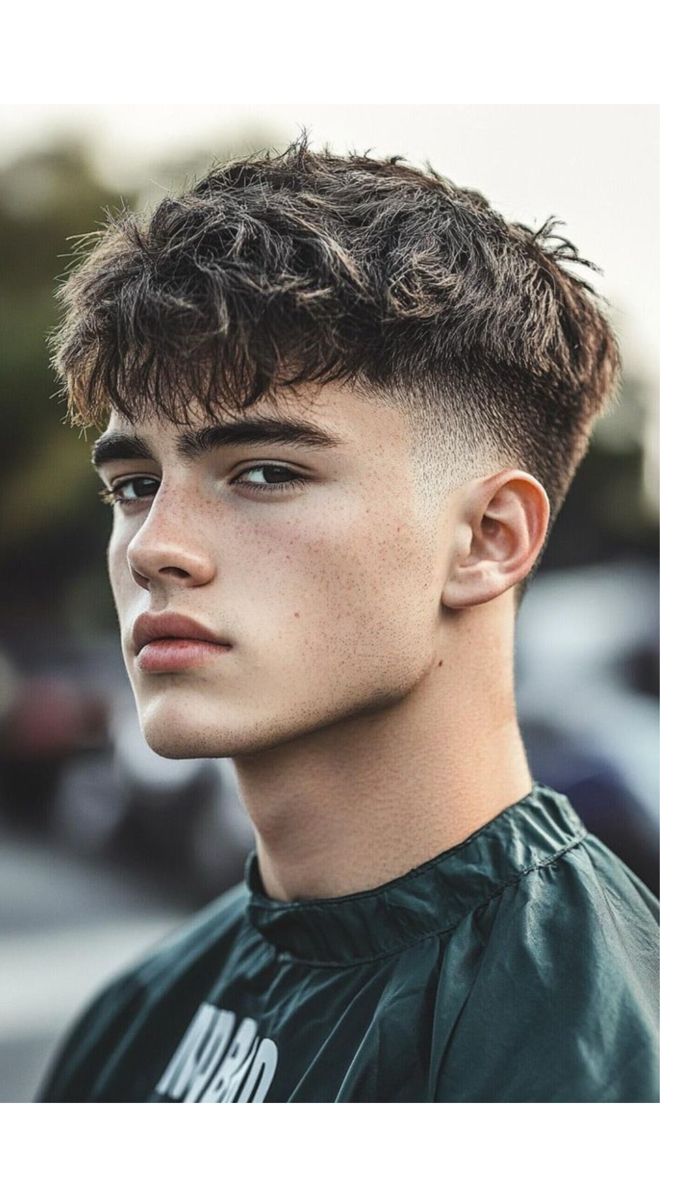Coupes Hommes Cheveux Raides