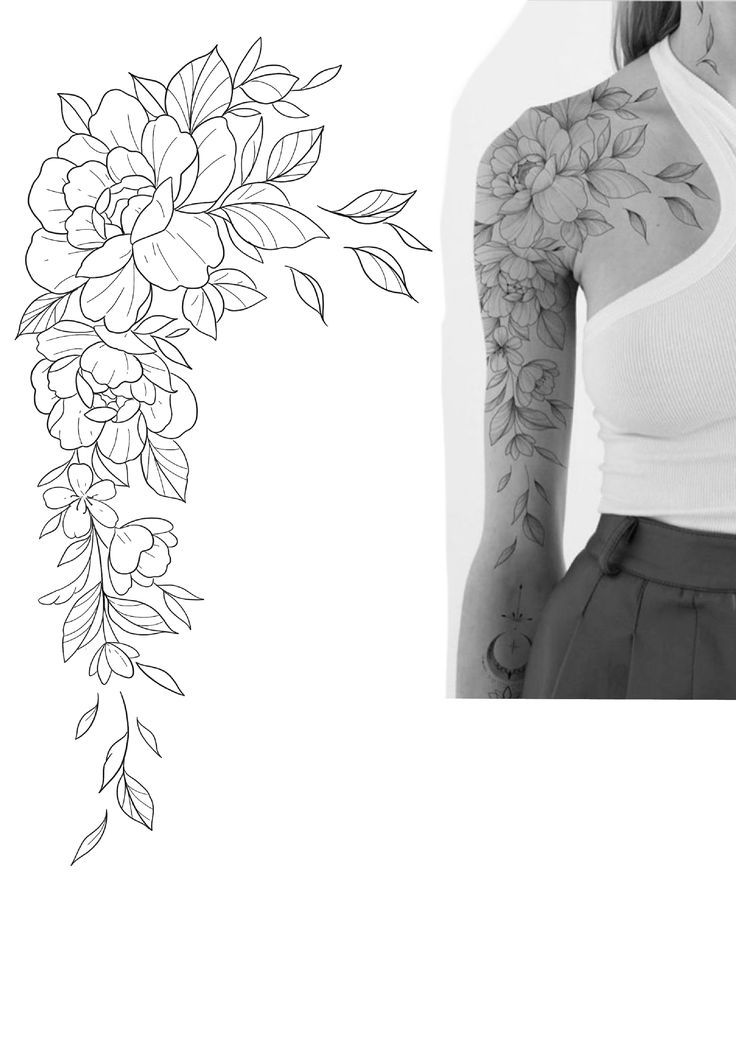 Tatouage Fleur Bras Femme