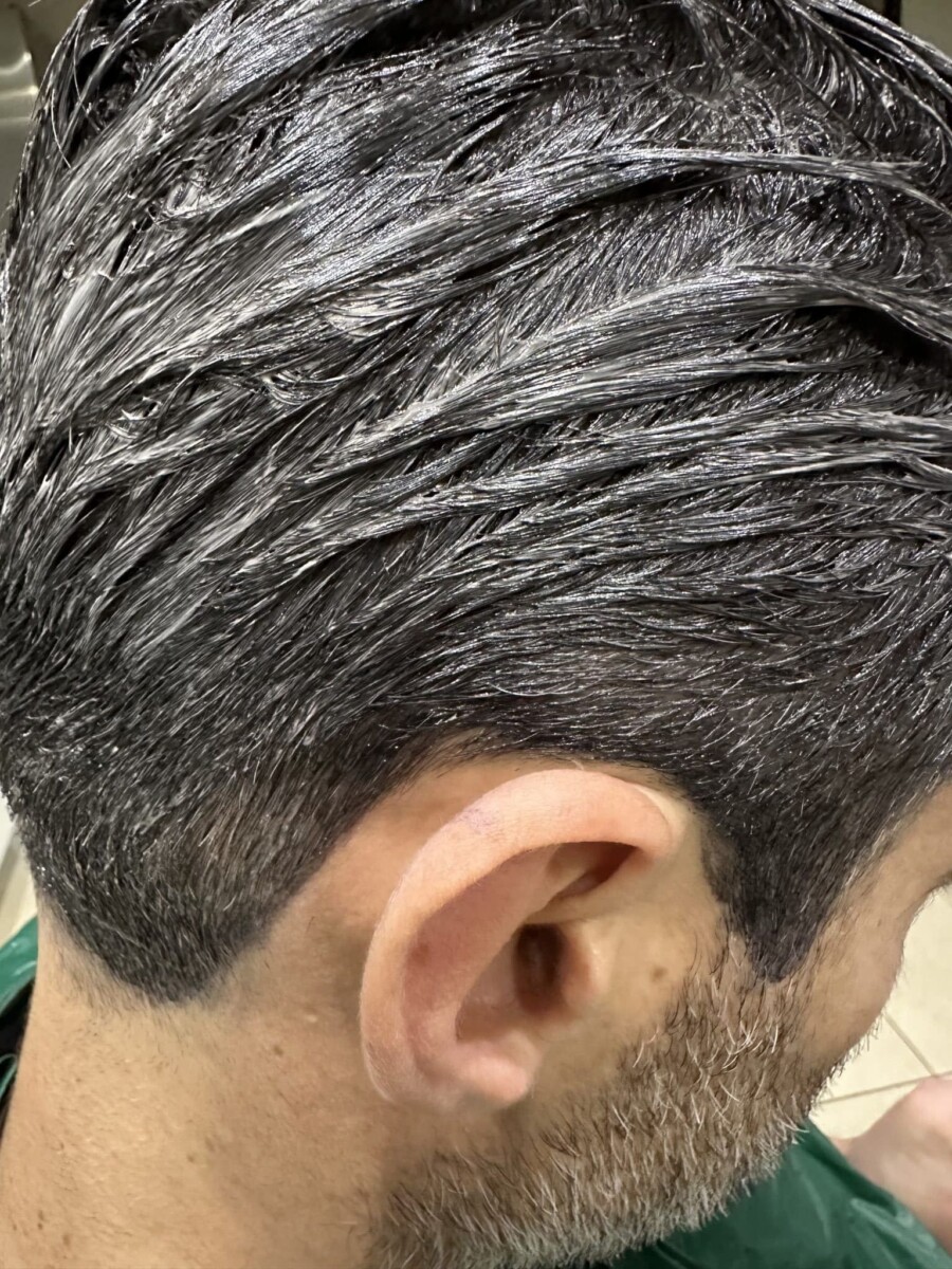 teinte cheveux pour homme