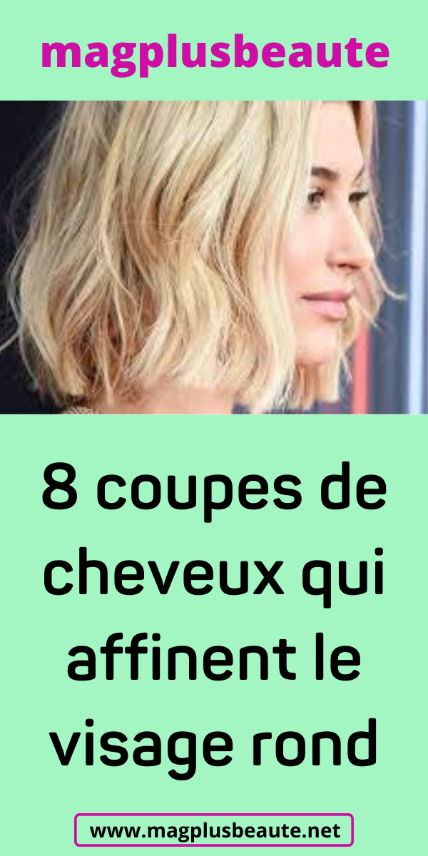 coupe de cheveux et visage rond
