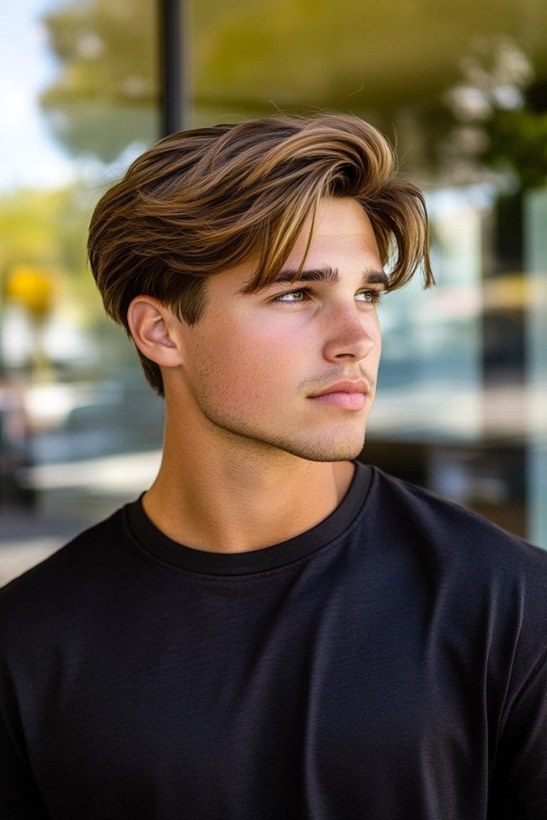 Coupes Hommes Cheveux Raides