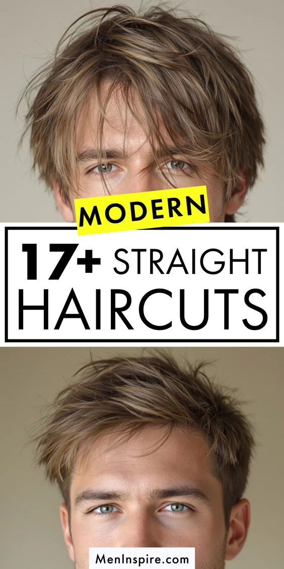 coupe pour cheveux raides homme