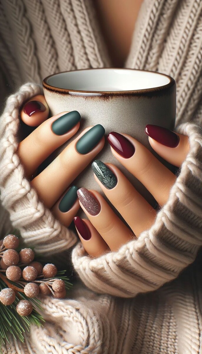 ongles hiver 2024