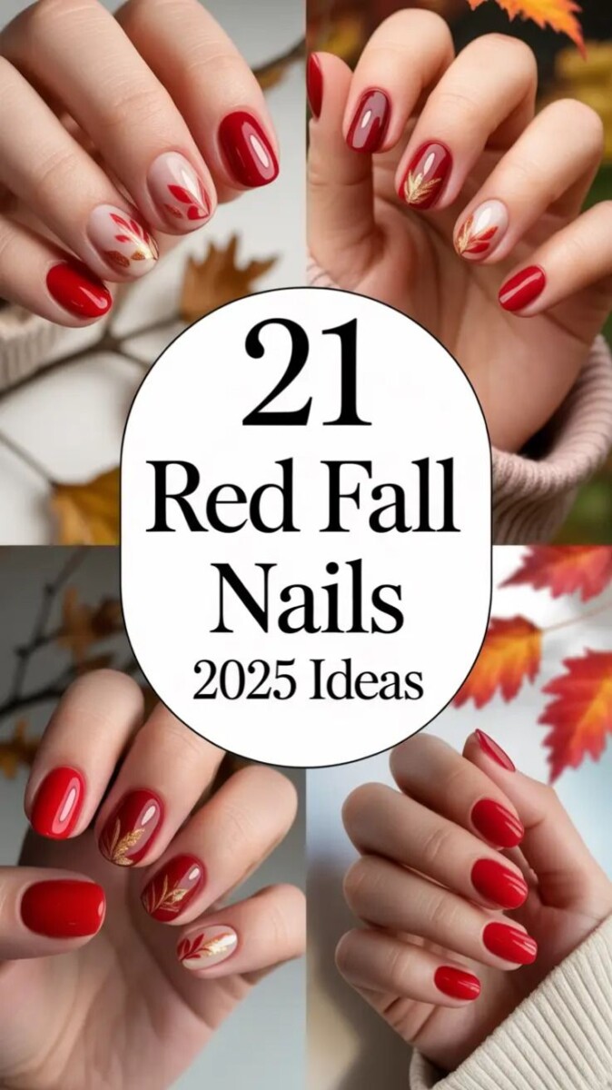 Nail Art Rouge Passion