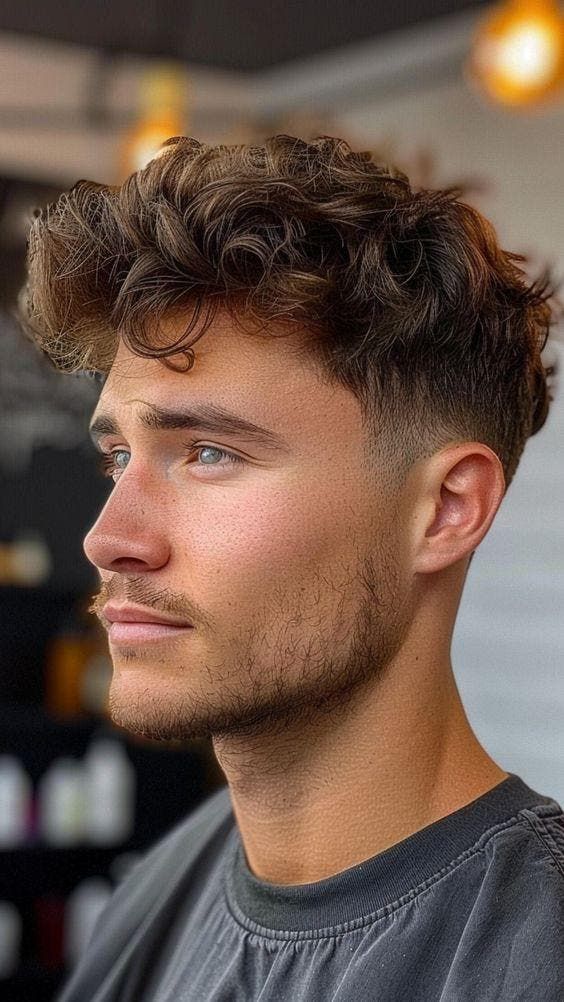 Coupe Cheveux Bouclés Homme